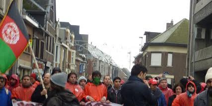 دومین دور راهپیمایی 66 کیلومتری افغان های مهاجر